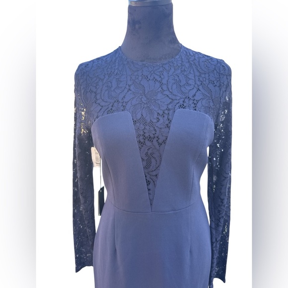 Babaton Masaki Navy Lace Bustier Mini Dress NWT Size 6 (Aritzia Starboard) - Picture 2 of 13